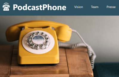 “PodcastPhone”: digital news the analogue way
